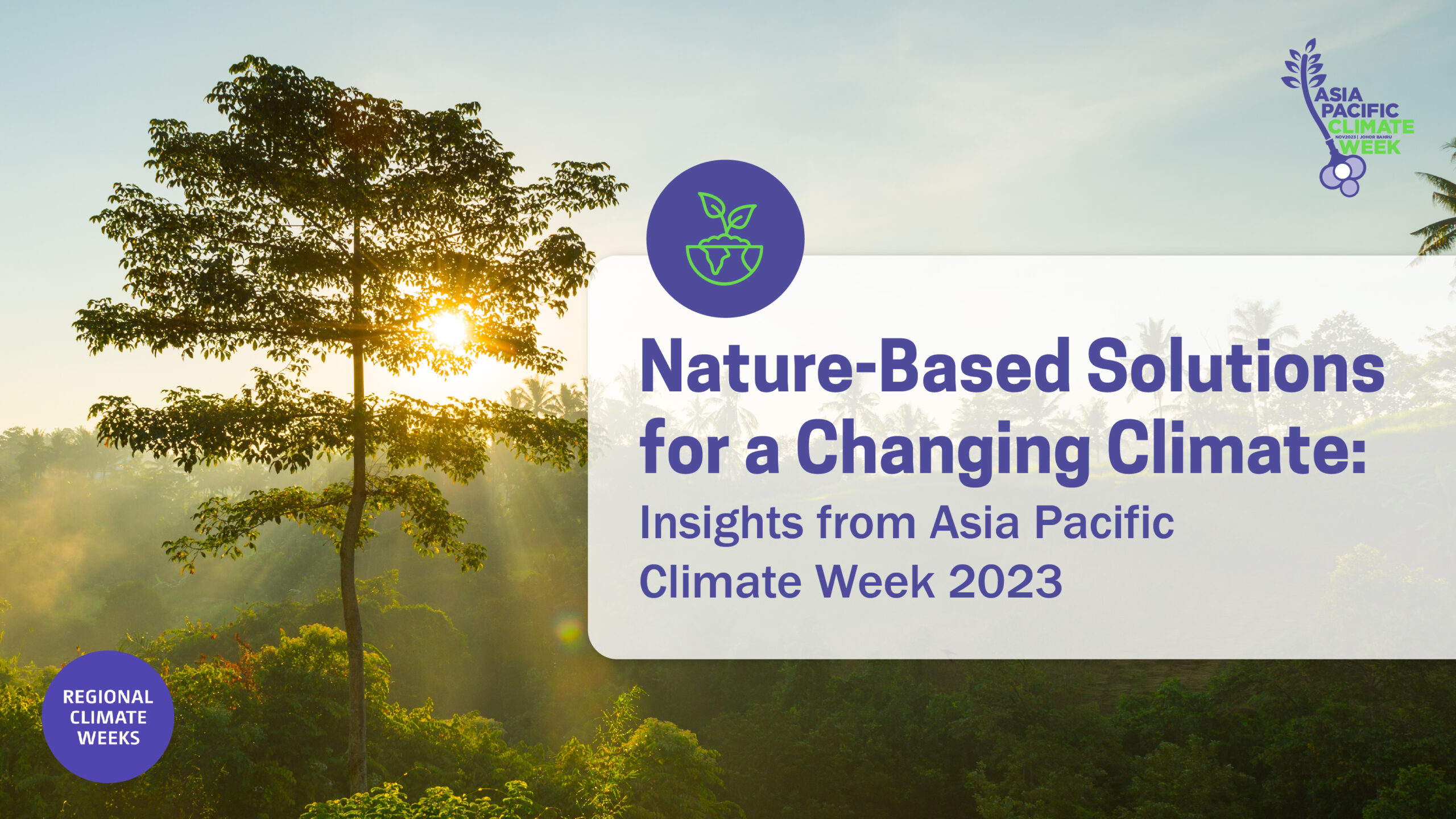 Nature-Based Solutions for a Changing Climate